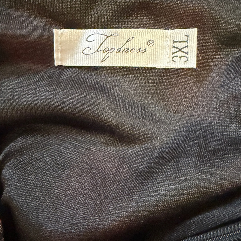 Topdress Black Dress 3XL